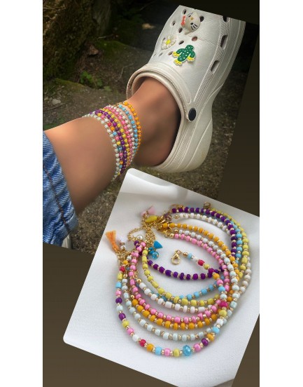 5mm cam boncuk lazer dorika top sarkıt charm halhallar