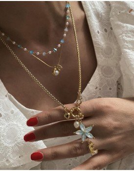 swarovski sonsuzluk çiçeği tek taş balon harf sarkaç gemici kilit arnavut zincşr özel tasarım imaj kolye kombini