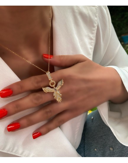 ajda charm çelik kolye