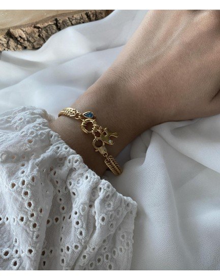 özel üretim ithal tilki kuyruğu zincir gemici kilit çapa kanca balon harf swarovski damla özel tasarım kolye bileklik seti