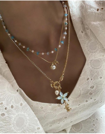 swarovski sonsuzluk çiçeği tek taş balon harf sarkaç gemici kilit arnavut zincşr özel tasarım imaj kolye kombini