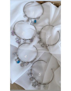 özel seri gümüş 14k çelik bileğe göre ayarlanabilir charm bileklikler özel seri gümüş 14k çelik bileğe göre ayarlanabilir charm bileklikler