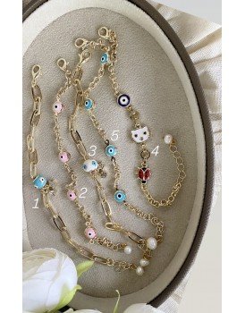 14k kuyumcu model özel tasarım ayarlı çocuk künyeleri