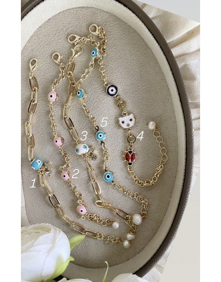 14k kuyumcu model özel tasarım ayarlı çocuk künyeleri