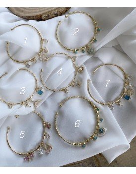 özel seri gold 14k çelik bileğe göre ayarlanabilir charm bileklikler özel seri gold 14k çelik bileğe göre ayarlanabilir charm bileklikler