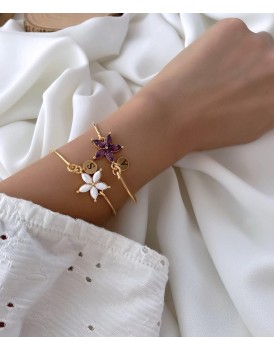 swarovski taş sonsuzluk çiçeği bileklik