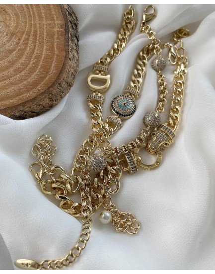 14k vip özel seri altın model çelik bileklik modelleri