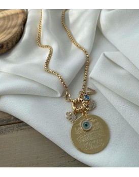 gemici kilit 6 charm nazar dua kolye