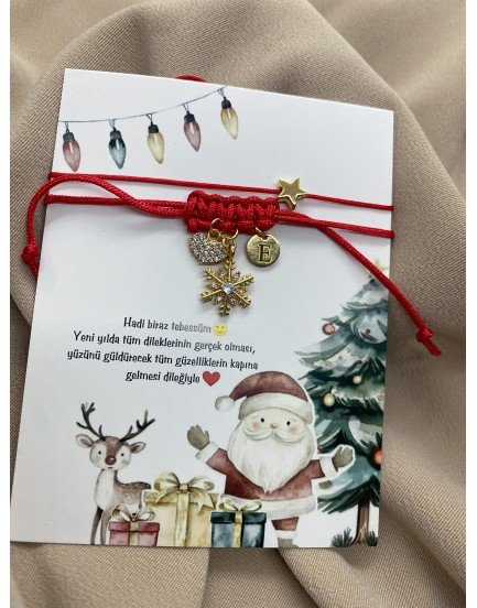 zirkon kar tanesi charm zirkon kalp gold harfli dolgu yıldız 2li set yeni yıl şans bilekliği