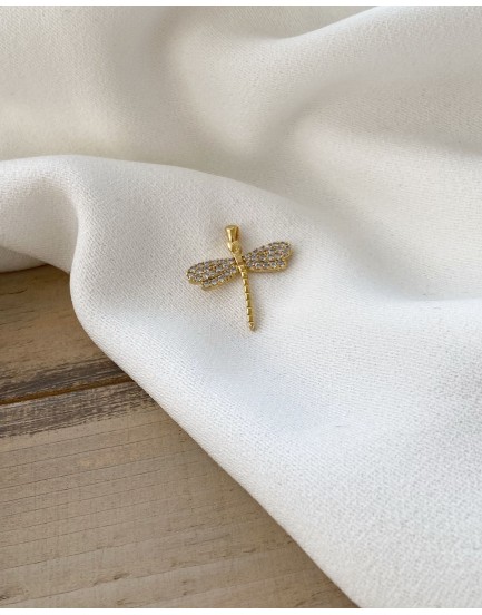 24 K altın kaplama Zirkon taşlı yusufçuk